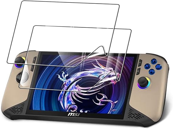 KUSINHOKA [2 Pack] Screen Protector for MSI Claw 8 AI+/MSI Claw 8 AI Plus,HD Scratch Resistant Sensitive No Bubbles Touch Sensitive PET Screen Protector,Transparent
