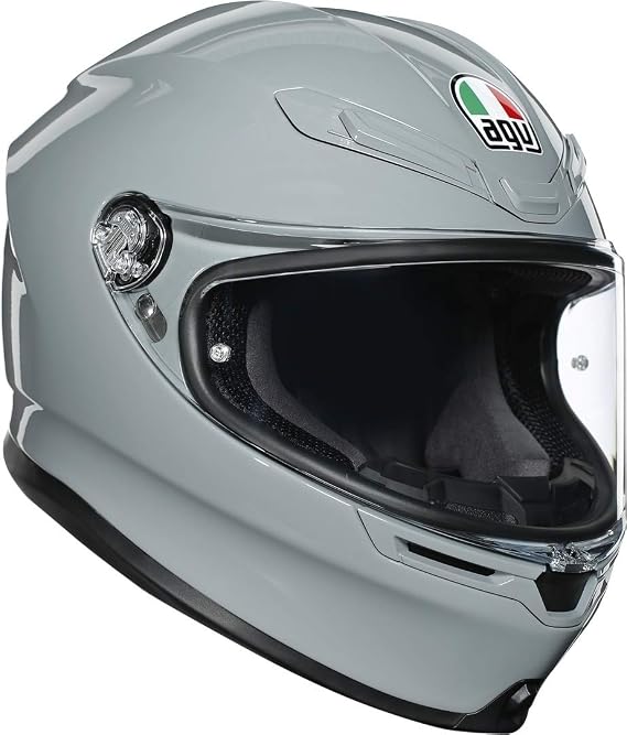 AGV K6 Grey Full Face Motorcycle Helmet XS