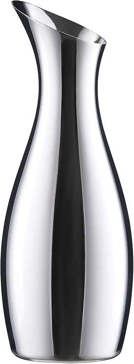 Zone Denmark Rocks su sürahisi 1L, paslanmaz çelik su sürahisi, çap 10 cm, yükseklik 26 cm, 1 litre, cilalı paslanmaz çelik