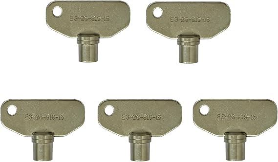 5 Pcs Vise Action Compression Latch Keys E3-26-819-15 Compatible with Southco Tubular Key for Motorhome Camper Trailer