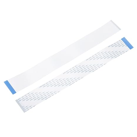 sourcing map Flexible Flat Cable, 250mm 1mm Pitch 30 Pins FPC FFC Flexible Ribbon Cable for LCD TV Car Audio DVD Player 5Pcs (B Type)