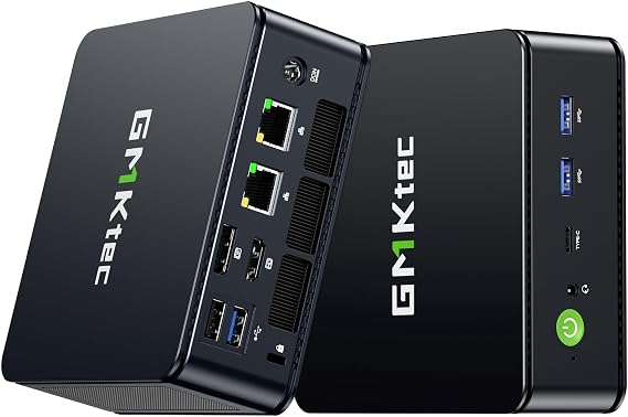 GMKtec M6 Ultra Gaming Mini PC Ryzen 7640HS (Upgraded 6600H/ 6800U), 16GB RAM DDR5 512GB SSD Dual NIC LAN 2.5GbE Desktop Computers Office Home, Triple 4K Display, WiFi 6, USB4, BT 5.2, DP, HDMI 2.0