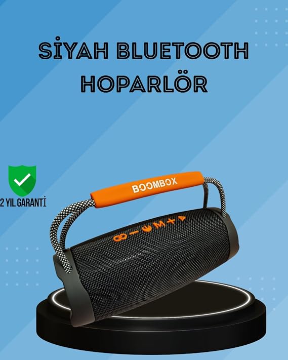 RGB Efektli Derin Baslı Kablosuz Taşınabilir Hoparlör
