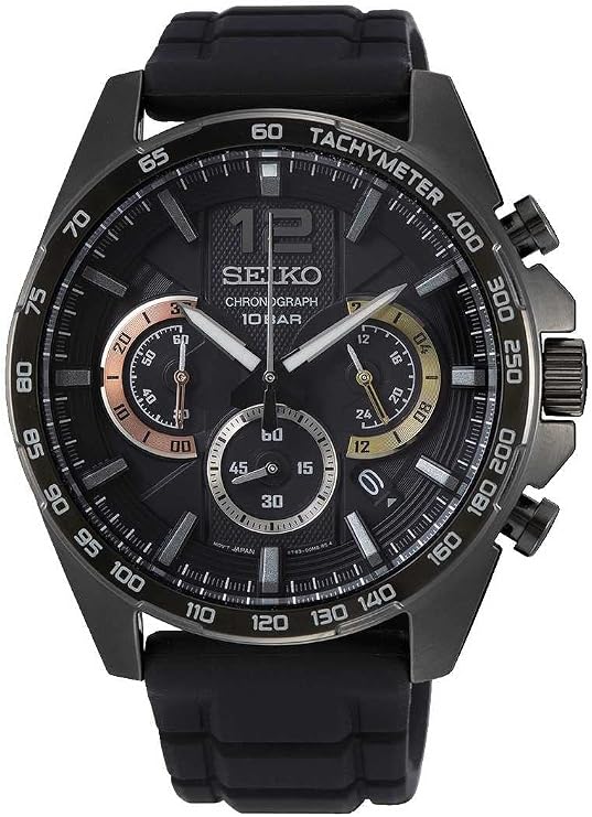 Seiko Erkek Saati Kuvars Paslanmaz Çelik Silikon Bantlı