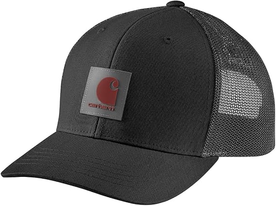 Carhartt Men's Rugged Flex Twill Mesh-Back Logo Patch Cap Baseball Cap