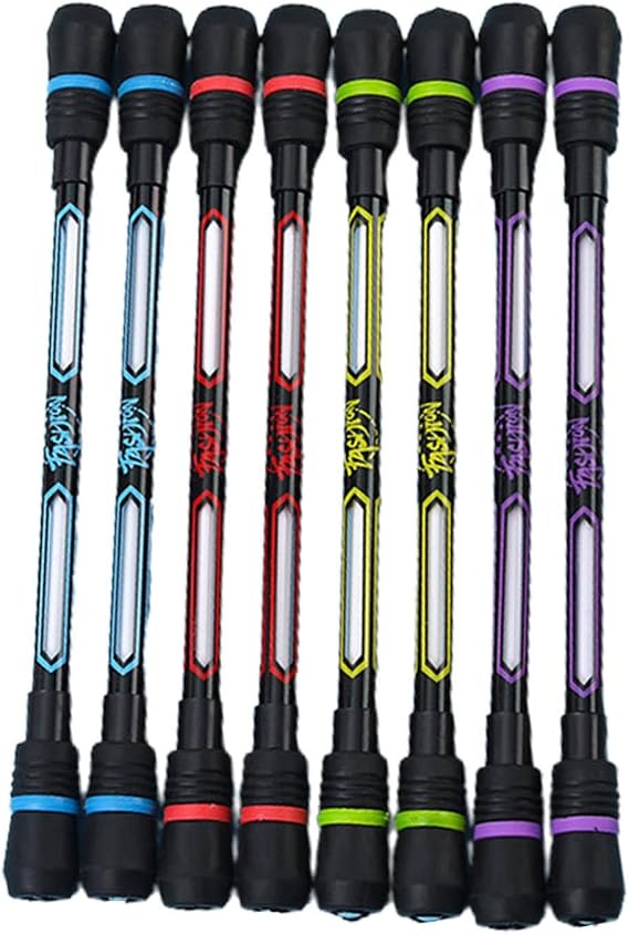 Spinning Pen Rolling Finger Rotating Ballpoint Pen Anti-Slip Spinning Rotating Pen Student Games Writable Rotating Pen Spinning Ballpoint Pen Led Spinning Pen Ball Pen Spinner Finger Rotating