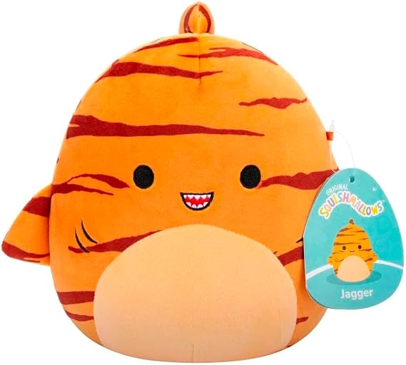 Squishmallows 7.5 Inch Plush - Jagger The Tiger Shark