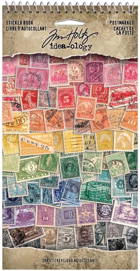 Sticker Book Postmarked Tim Holtz Idealogy