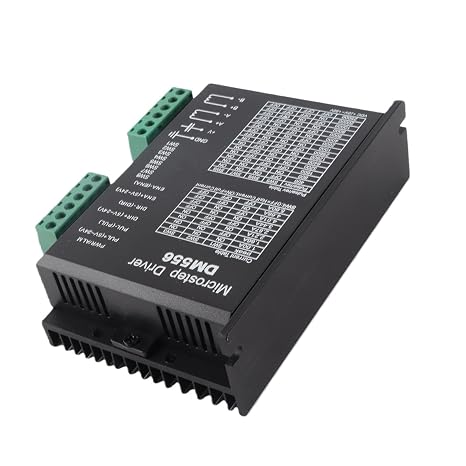DC Motor Speed Controller, Stepper Motor Driver Controller, 24V-50V DC Digital Controller for 2 Phase Stepper Motors, for Robots, Automation, Industrial Machinery, DIY Projects, 3D Printers