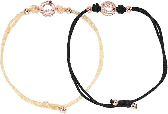 Long Distance Couples Vibration Bracelets 1 Pair Alloy Rope