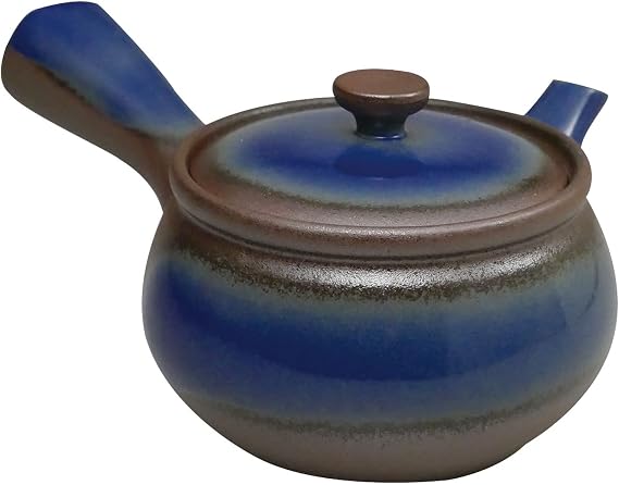 Suzuki 0977-5050 Banko Ware Teapot, No. 1.5, Approx. 10.1 fl oz 300 ml, For 1 to 2 People, Blue, Made in Japan