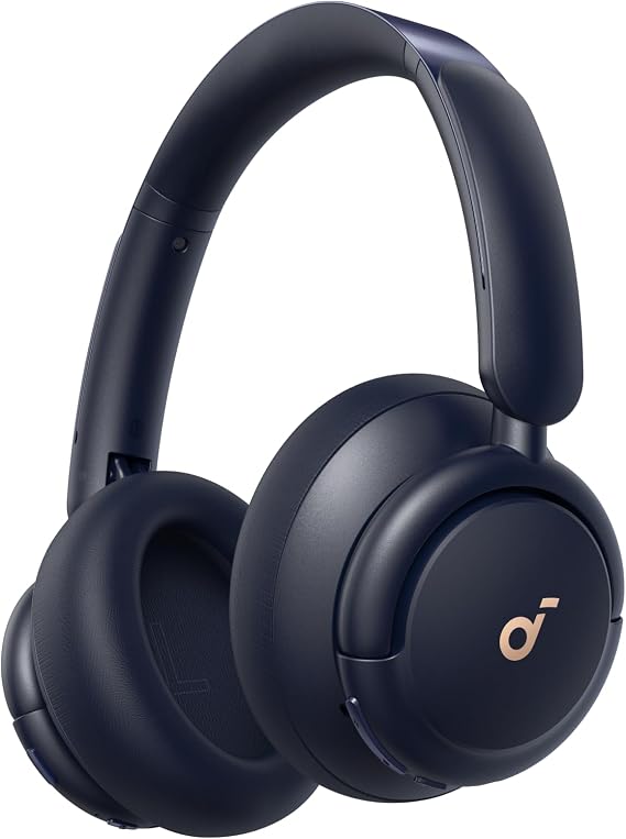 Anker Soundcore Q30 Kulak Üstü Bluetooth Kulaklık, Hibrit Aktif Gürültü Engelleme, Yüksek Çözünürlüklü Ses, 40 Saat Pil Ömrü, Mavi - A3028