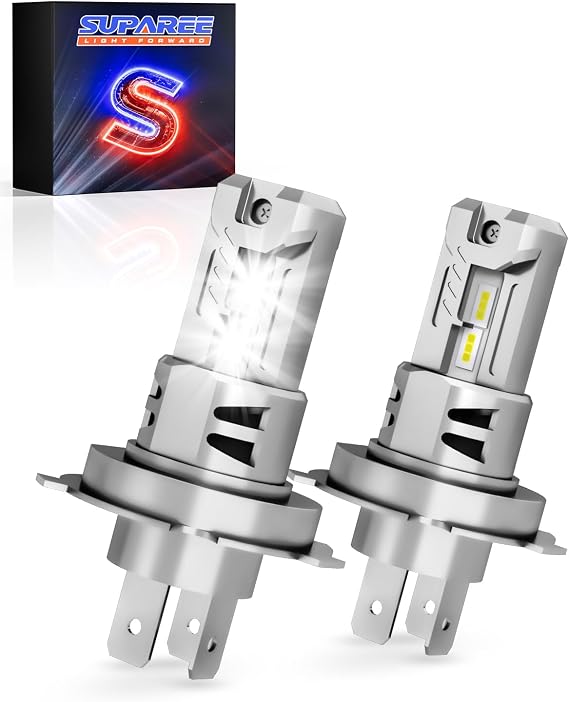 SUPAREE H4 LED Headlight Bulbs H4 LED Bulbs 6500k 9003 HB2 Canbus 20000LM