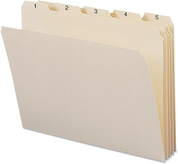 Smead Indiziert dosya düzenleyici set, her gün (1 – 31), klasörlere, güçlendirilmiş 1/5-Cut Tab, Letter size, Manila, 31 Pro Set (11769)
