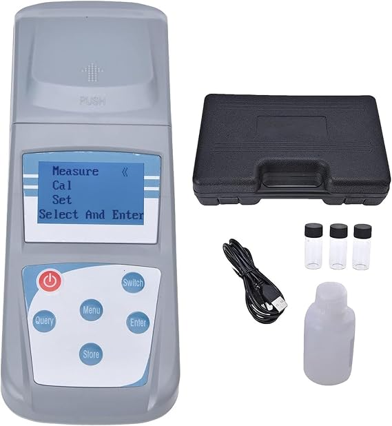 Portable Digital Turbidity Meter, Nephelometric Tester with 4-7 Point Calibration