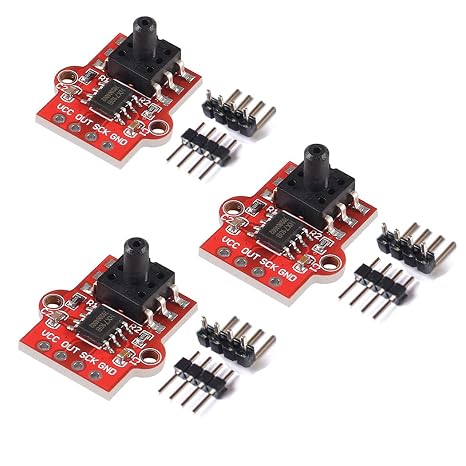 Hailege 3pcs Barometric Pressure Sensor Module Digital Air Pressure Module Liquid Water Level Controller Board 0-40KPa 3.3V-5V