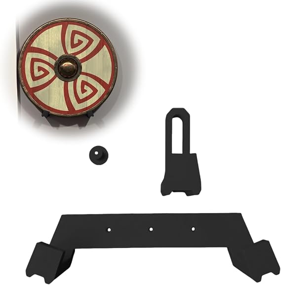 Shield Wall Mount Display Shelf, Adjustable Wall Mounted Shield Display Bracket, Shield Wall Mount Display Shelf For Collectibles, Suitable For All Kinds Of Shields (1)