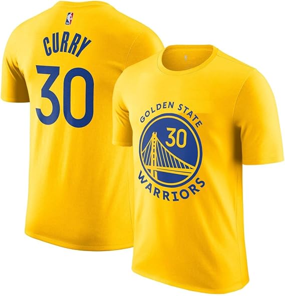 スティーブン・カリー ゴールデンステート・ウォリアーズ Nba キッズ ユース 8-20 イエローゴールド ステートメントエディション パフォーマンスジャージtシャツ