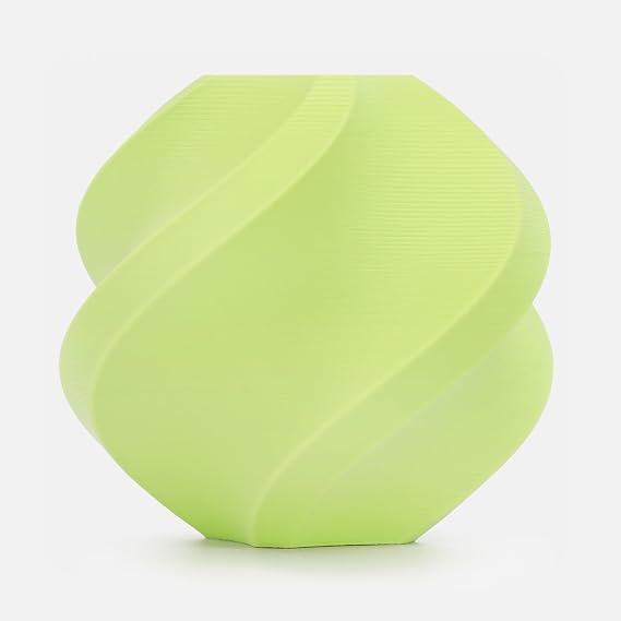 Bambu Lab PLA マットフィラメント アップルグリーン 1kg リフィル。