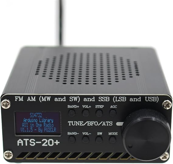 Portable Mini Machine SI4732 All Band Radio ATS-20+ Receiver FM AMMW SW SSBLSB USB Antenna for Home Radio Accessories