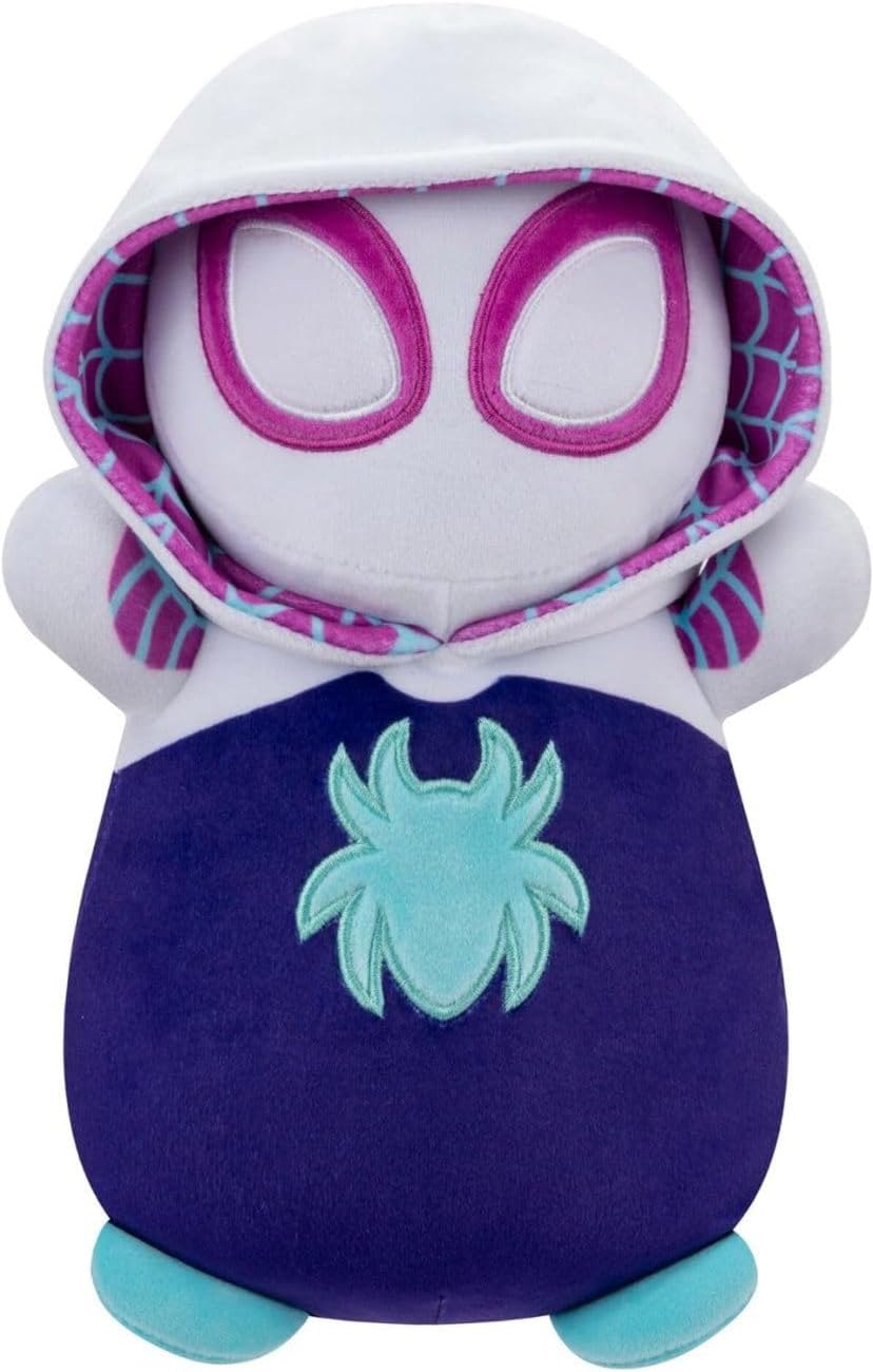 Squishmallows 10" HugMees Örümcek Adam Hayalet Örümcek, Medium