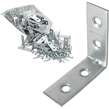 (50 ADET) Metal Köşebent 40x40x15 mm İnce L Demiri Gönye Mobilya Duvar Sabitleme Bağlantı Aparatı