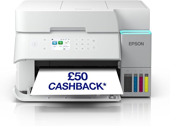 Epson EcoTank ET-3956 Ink Tank Printer | Home Office Use | Wireless | A4 | Duplex Print, Copy, Scan | 6.1cm LCD Screen | 30-Page ADF | Includes up to 3 Years of Ink