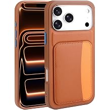 CONSTRAIN - iPhone 17 Pro ile uyumlu İphone Kılıf Kamera Korumalı Kartlıklı Cüzdanlı Renkli Tuşlu Deri Tasarımlı Silikon Kapak
