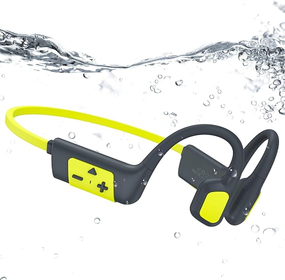 IFECCO Waterproof Swimming Headphones, IP68 Water Resistant