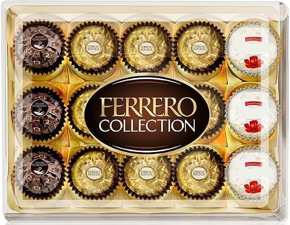 Ferraro Collection Boxed Chocolates 15 Pieces 172g, Perfect for Sharing the ones you love.