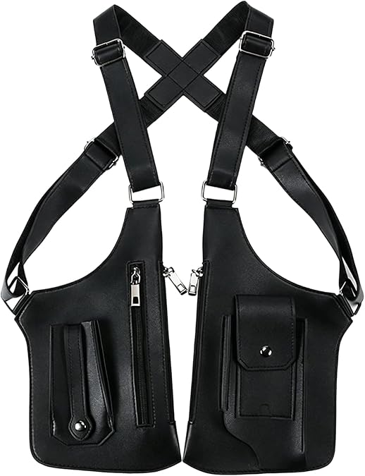Shoulder Bag Men, Underarm Shoulder Bag for Men, Heritage Shoulder Bag, Sentinel Shoulder Bag for Everyday Use, Man Bag with Practical Design, Shoulder Holster Style, Black Colour