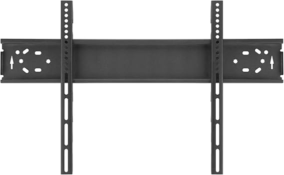 Hadron HDX8705 Sabit TV Askı Aparatı 65-75 İnç Büyük Ekran Duvara Montaj Aparatı - 50 Kg Taşıma Kapasitesi, Maksimum 250x250 mm VESA Uyumlu, Siyah Metal