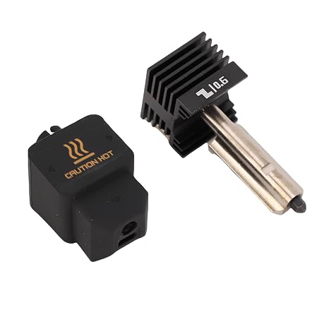 Bewinner Hotend Replacement for Bambu Lab H2D Combo & A1/A1 Mini 3D Printers, 0.8mm Hardened Steel Nozzle Hotend Kit with Ti Alloy Heat Break, All Metal High Temp Hot End (0.6mm)