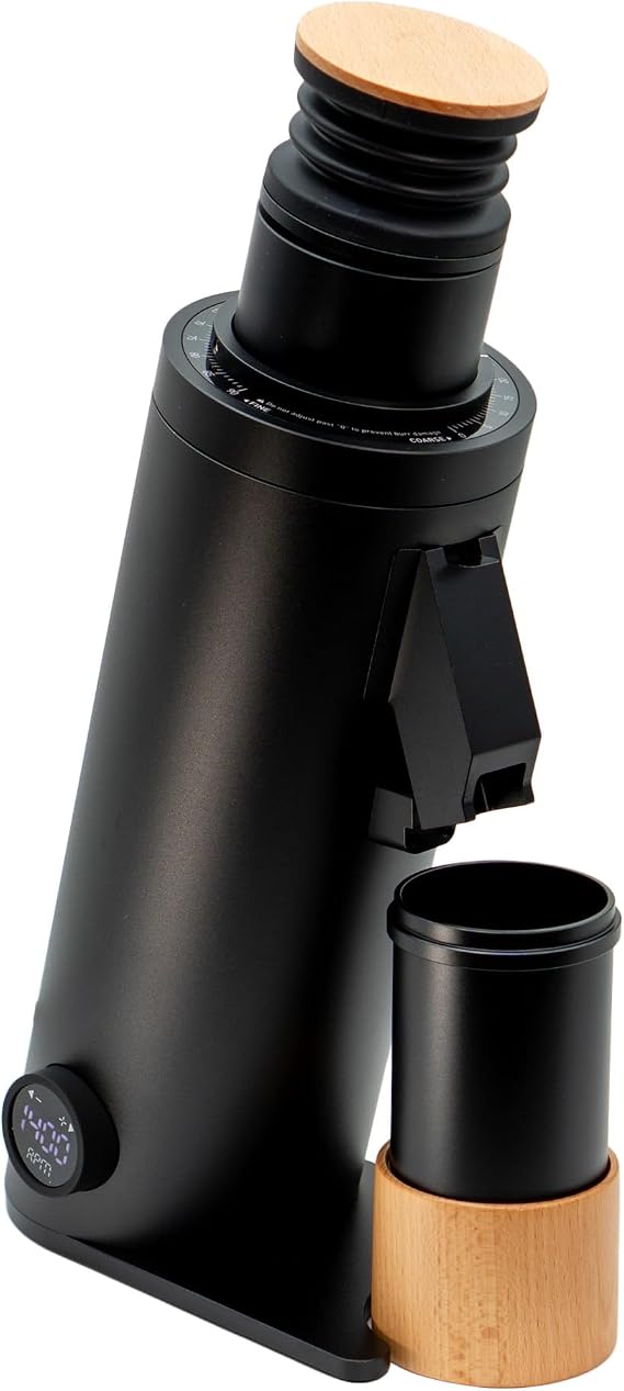 MiiCoffee DF64V Variable Speed Single Brew Coffee Grinder Black