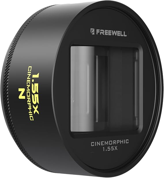 Freewell 1.55x Neutral Streak Anamorphic Lens for 17mm Mount iPhone&Samsung
