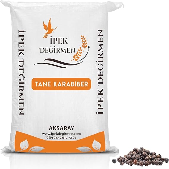 İpek Değirmen Tane Karabiber, 500 Gr, Keskin Aroma