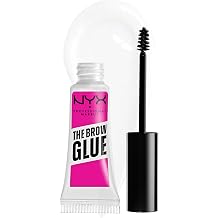 NYX Professional Makeup The Brow Glue Instant Brow Styler, Şeffaf Kaş Sabitleyici Maskara