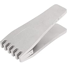 Badminton Stringing Clamp | Spring Type Flying Clamp for Racket Stringing | Stainless Steel Tennis Stringing Tool/Portable Stringer Accessory | Lightweight 96g, No Base Needed