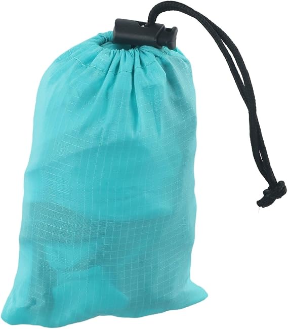 Lightweight Rucksack Portable 10L Folding Backpack, Ultra-Light Water-Resistant Daypack For Hiking Camping, For Hiking Compact Travel Rucksack With Carry Pouch(Light blue)