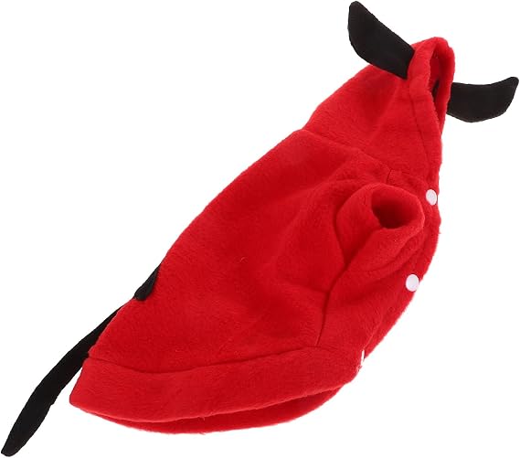Halloween Devil PET Clothes Costume for Small Dogs with Ears Tail
