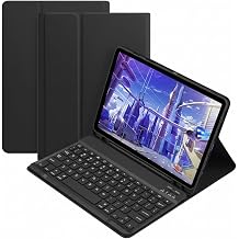 Microcase Honor Pad 10 12.1 inch Tablet Uyumlu Bluetooth Klavyeli Standlı Kılıf Siyah - BKK4 (Mor)