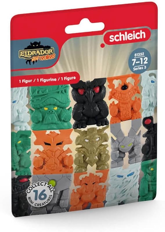 Schleich 81352 - Mini Creatures Series 5 - Collectible Figures from Eldrador Creatures - Various Variations - for Children from 7 Years (10 Bags)