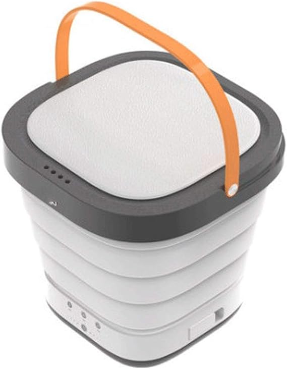 Mini Washing Machine Portable Washer and Dryer Energy Saving 40W Mini Foldable Washing Machine with Dehydration Basket for Baby Clothes Underwear Socks in Travel Apartments Fully Automatic Portable Cl