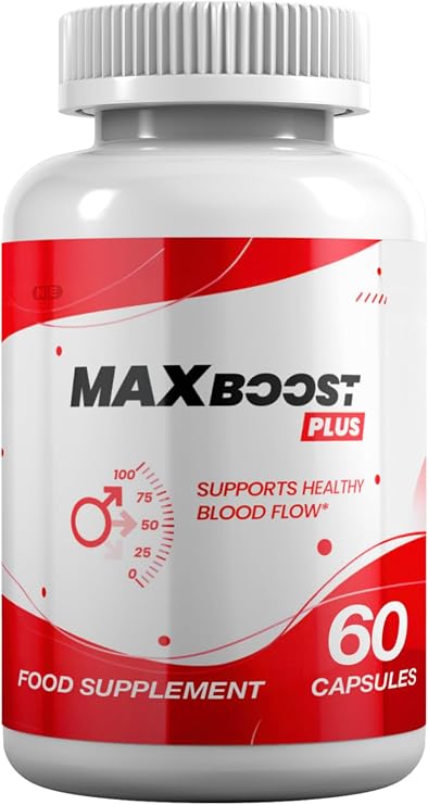 Max Boost Plus Testosterone Support Supplement with Tribulus, Arginine, Maca and Ginseng, 60 Capsules