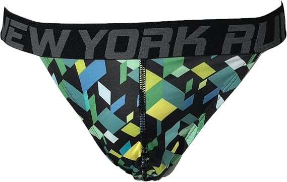 Run New York Men's Tanga Briefs, Front Closure, Easy to Move, Comfortable