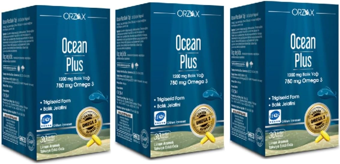 Orzax Ocean Plus Omega 3 1200 Mg 30 Kapsül X3 Adet 109338-1-1