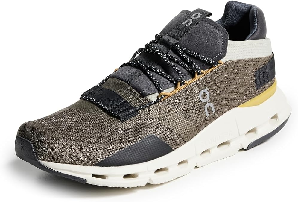 On Men's Cloudnova Sneakers, Ivy | Eclipse, 7.5 UK