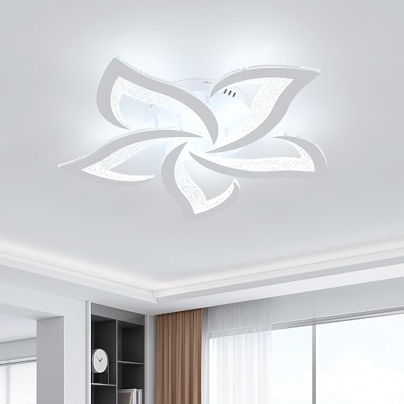 Mordern LED Ceiling Light, 60W 6750LM White LED Ceiling Lamp [Energy Class E]