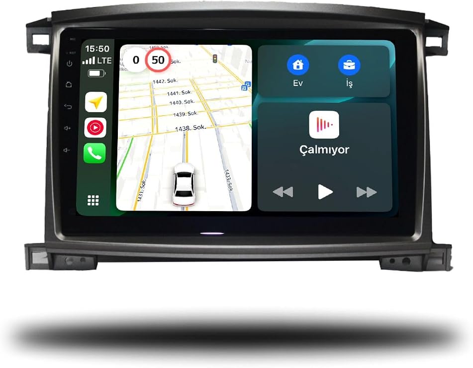 MarTechno Android Multimedya 4GB RAM 32GB Hafıza Toyota Land Cruiser 2003-2007 ile uyumlu