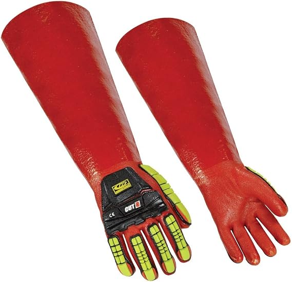 Ringers Gloves 075-10 Glove, Red, Large